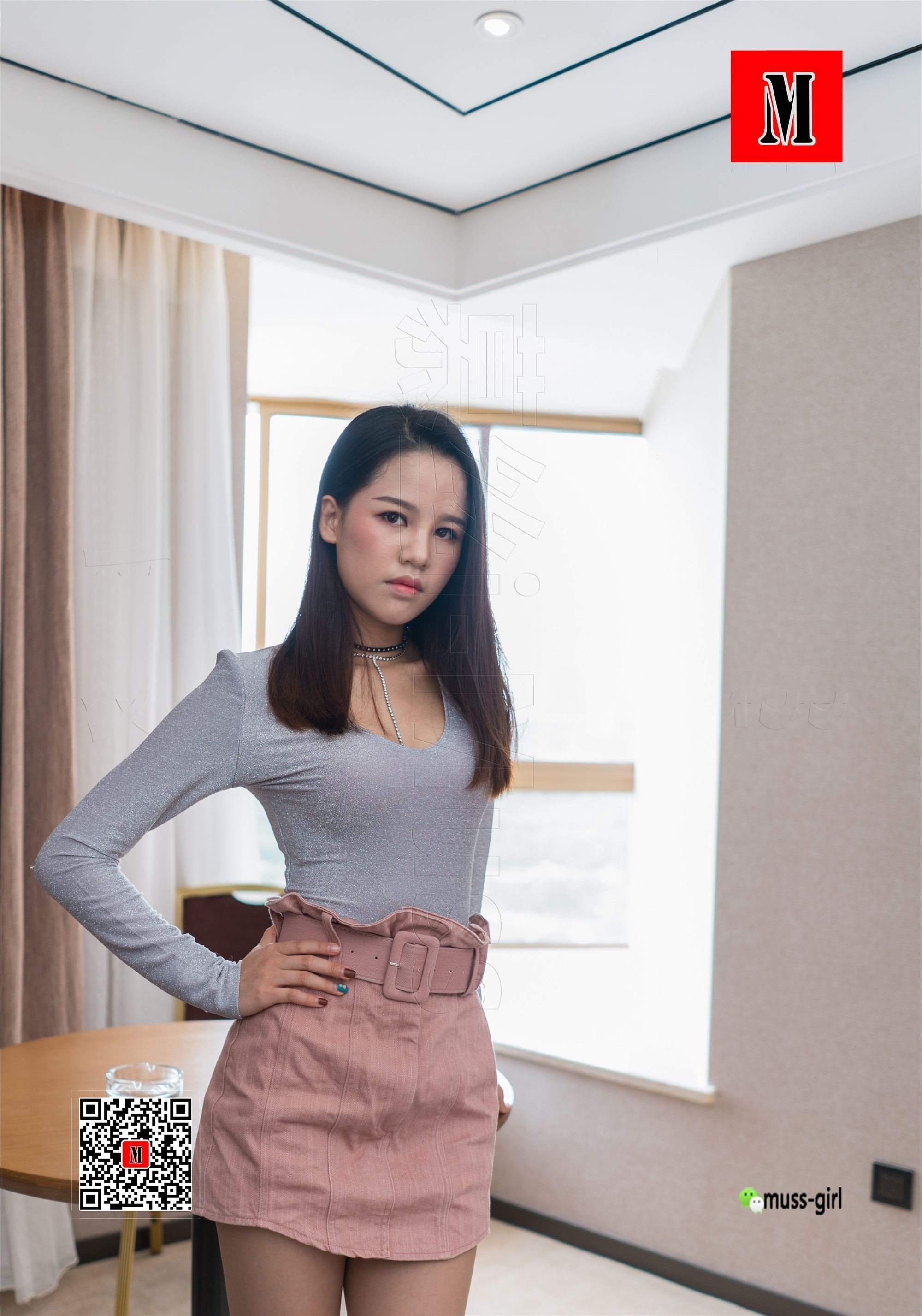 MussGirl慕丝女郎  NO.044 小心她的腿